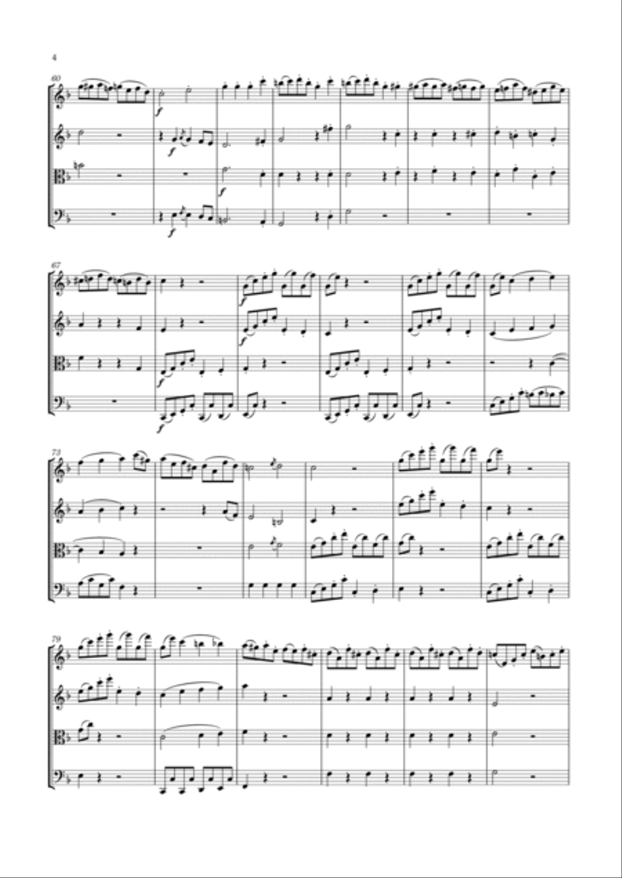Haydn - String Quartet in F major, Hob.III:73 ; Op.74 No.2 