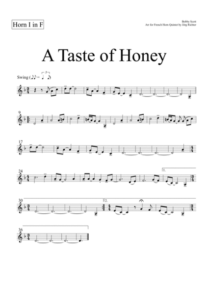 A Taste Of Honey image number null