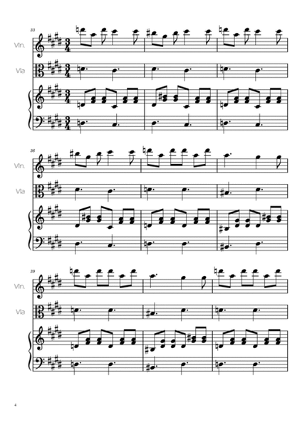 Swan Lake (theme) - Tchaikovsky - Violin and Viola w/ Piano Accompaniment image number null