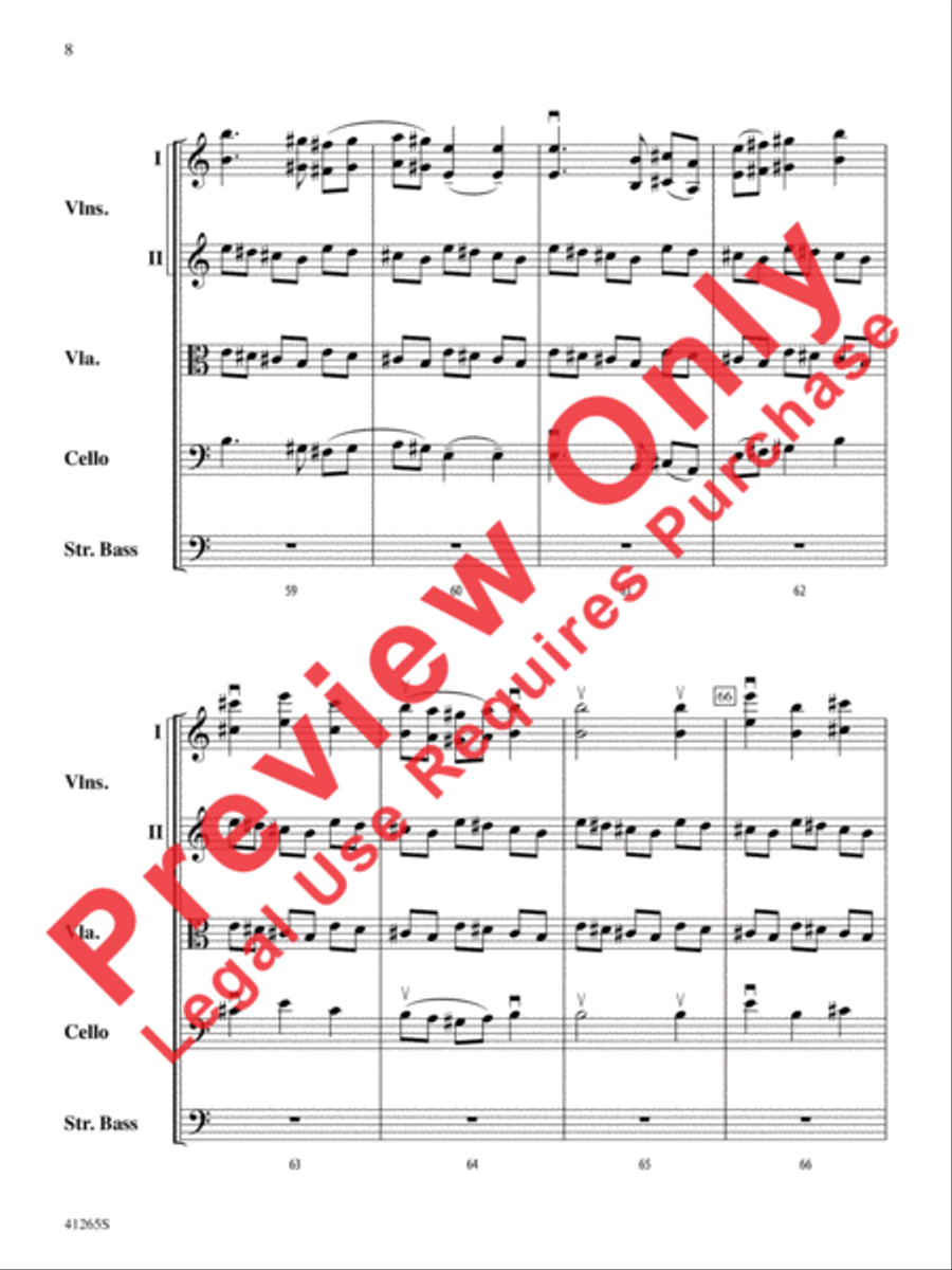 Country Song String Orchestra scores gallery preview page 9
