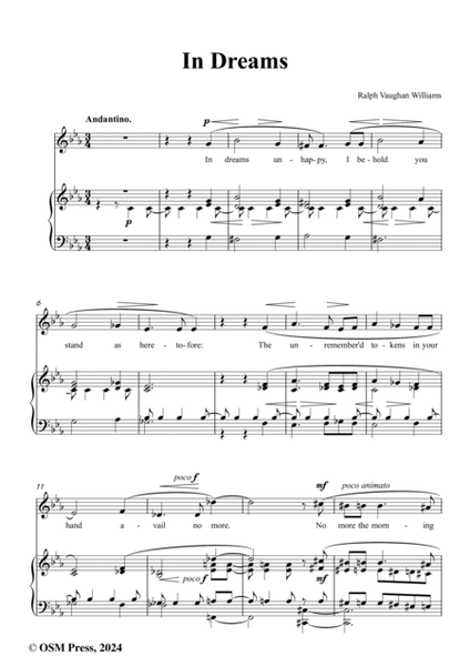 Vaughan Williams-In Dreams,in c minor