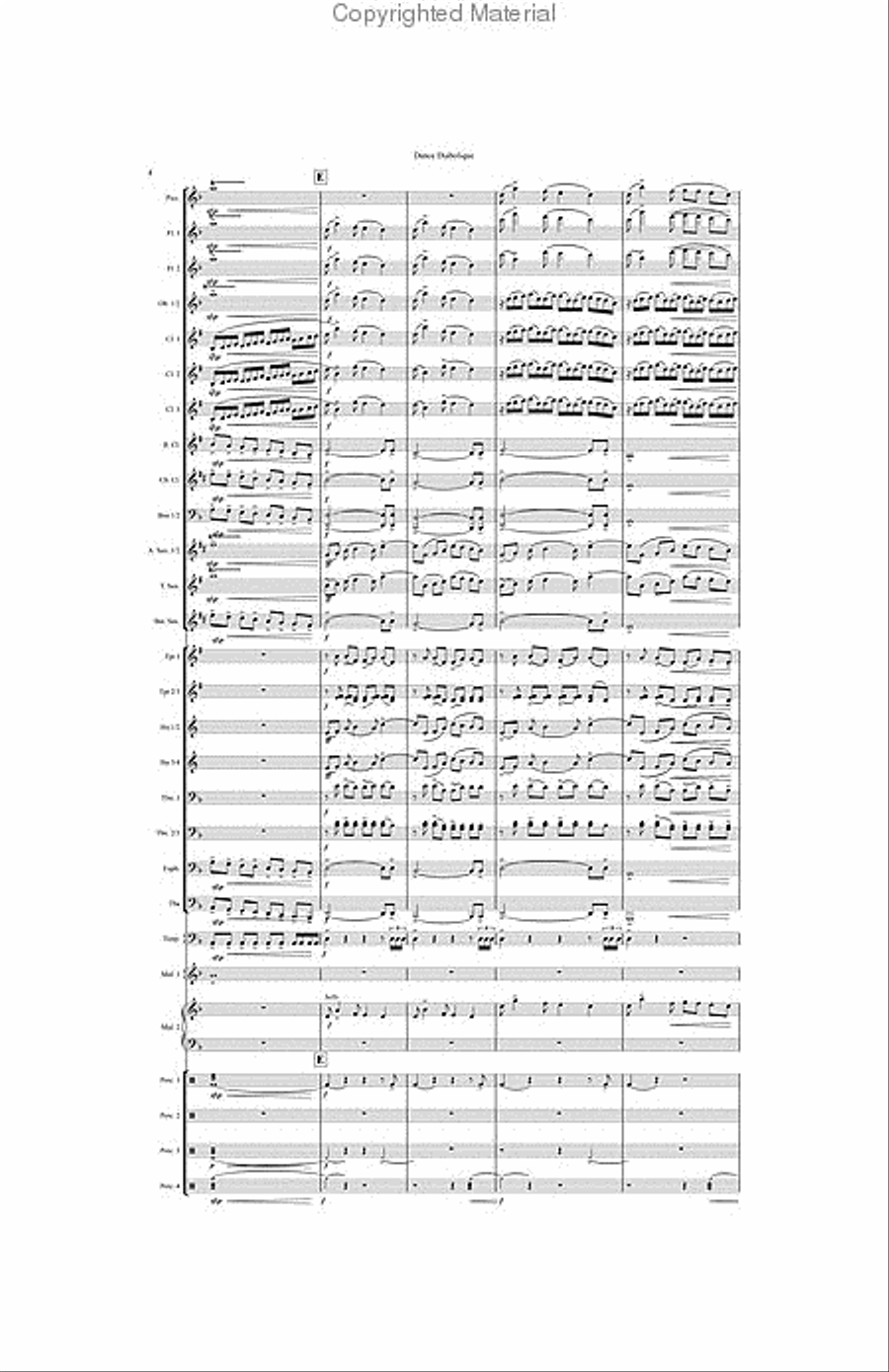 Dance Diabolique Dance Diabolique Concert Band scores gallery preview page 5