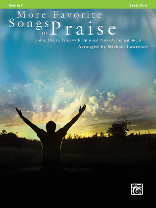 Book cover for More Favorite Songs of Praise (Solo-Duet-Trio with Optional Piano)