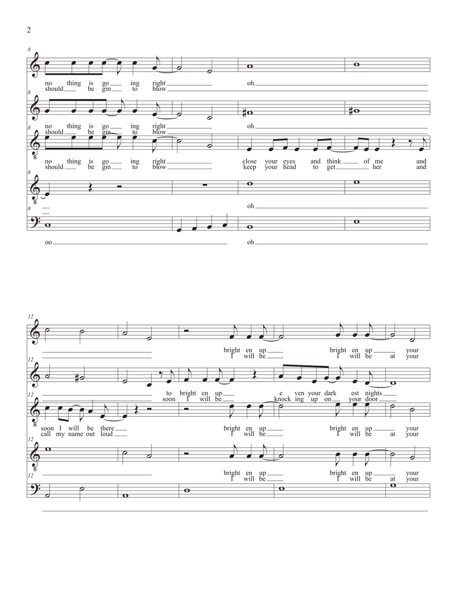 You've Got A Friend 4-Part scores gallery preview page 2