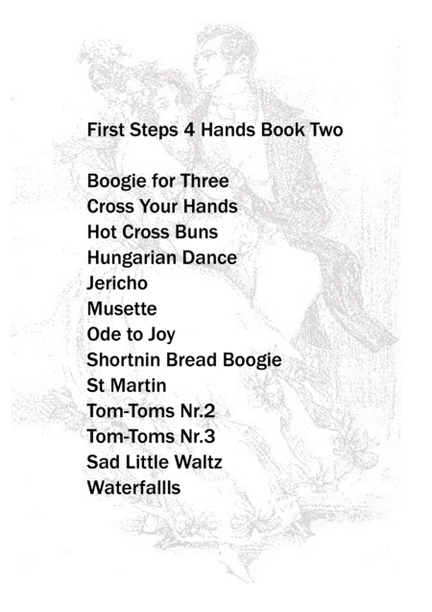 R. Bakovsky: First Steps Four Hands for Piano, Book Two, Duet image number null