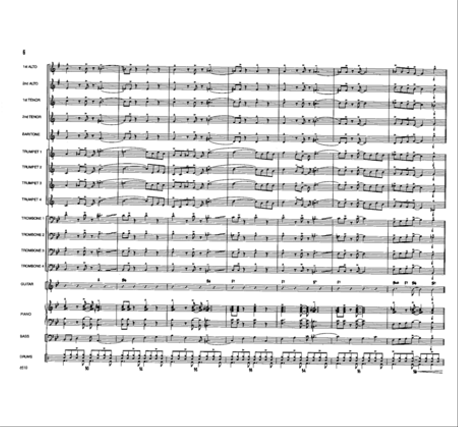 Johnson Rag Jazz Ensemble scores gallery preview page 6