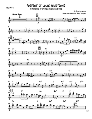 Portrait of Louis Armstrong (Wynton-Marsalis-Solo-Bb-Instr) Trumpet PDF