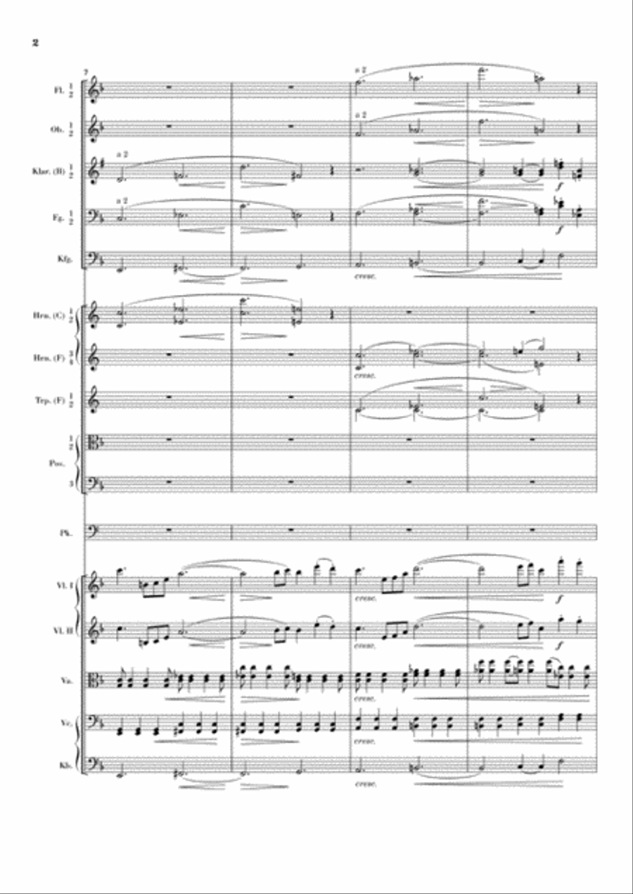 Johannes Brahms – Symphony No. 3 in F Major Op. 90 Orchestra scores gallery preview page 3