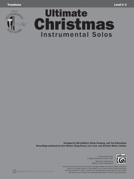 Ultimate Christmas Instrumental Solos image number null