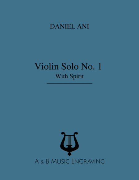 Violin Solo No. 1 (With Spirit) image number null