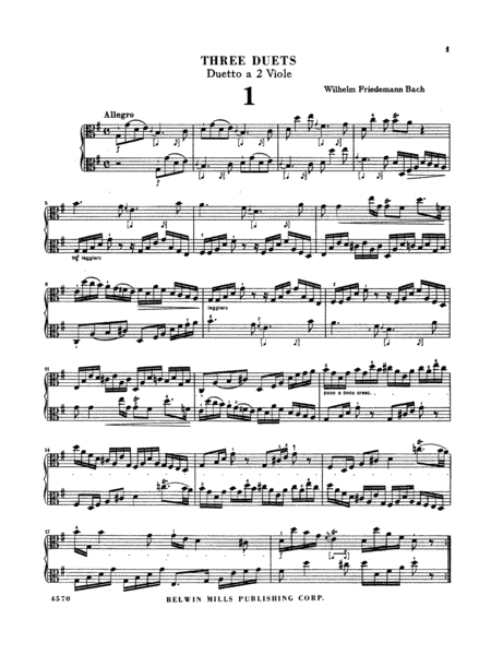 Three Duets for Two Violas