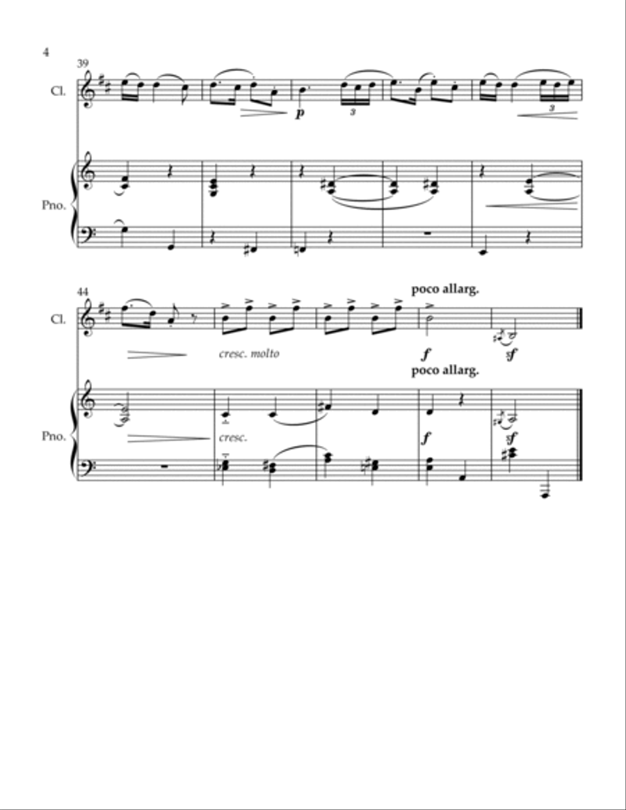 Romanian Folk Dances Stick Game Clarinet Solo scores gallery preview page 4
