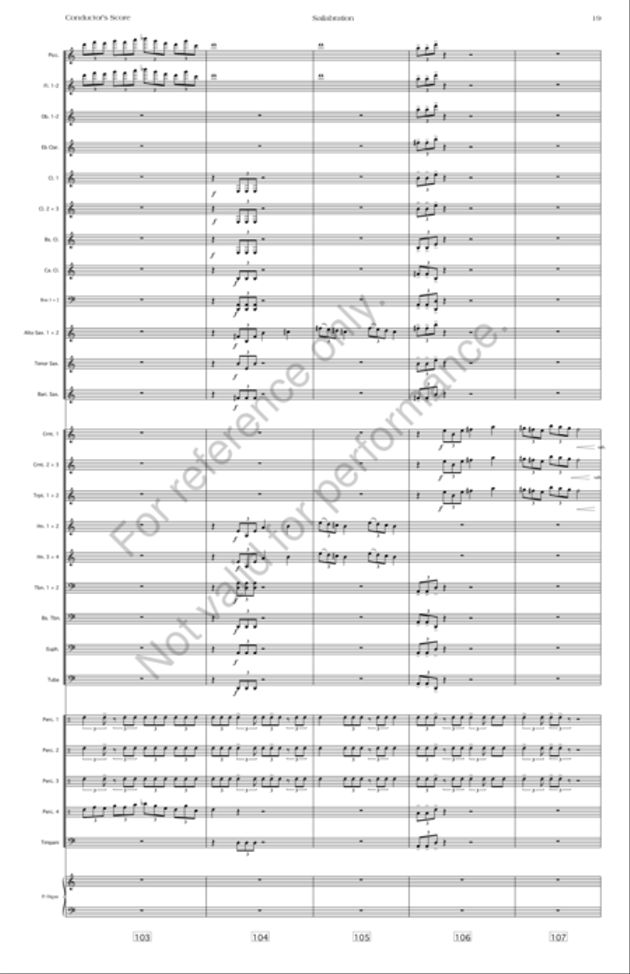 Sailabration Sailabration Concert Band scores gallery preview page 22