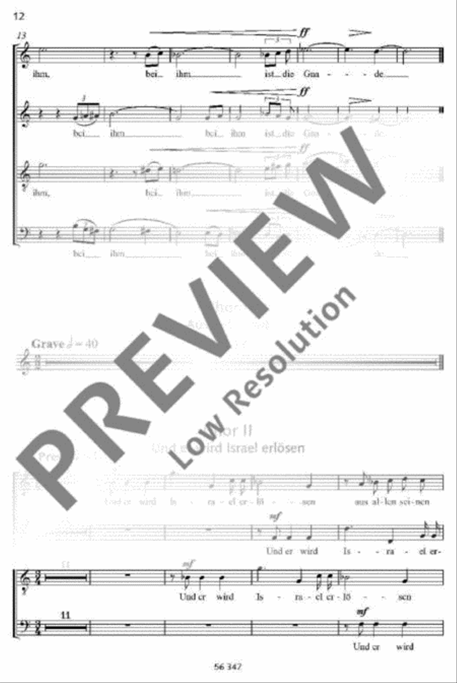 Aus der Tiefe 4-Part scores gallery preview page 12