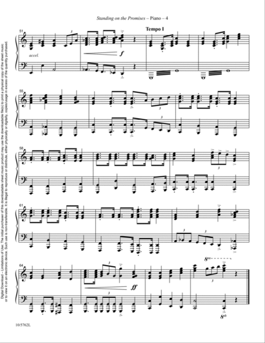 Standing on the Promises Standing on the Promises 4-Part scores gallery preview page 16