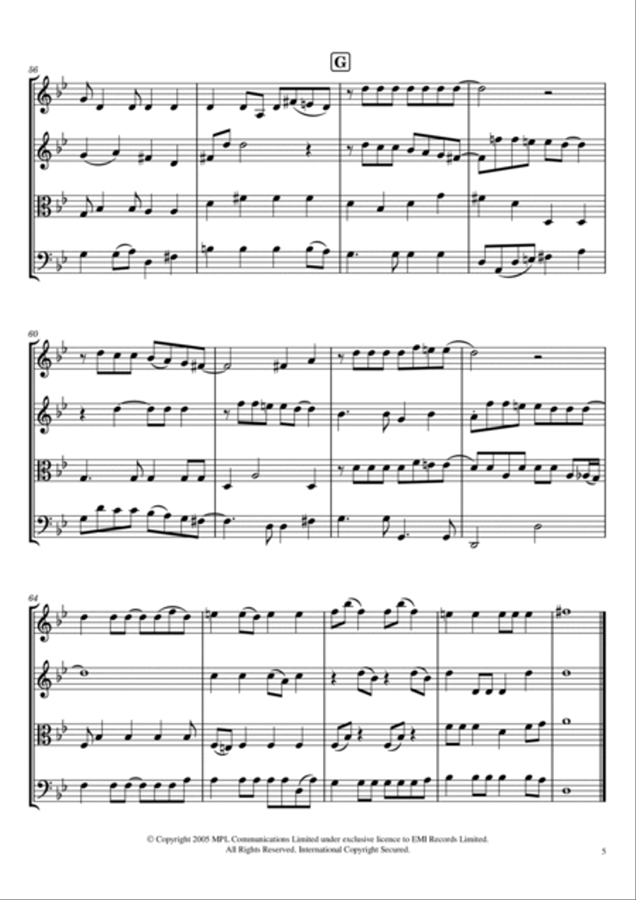 This Never Happened Before String Quartet scores gallery preview page 5
