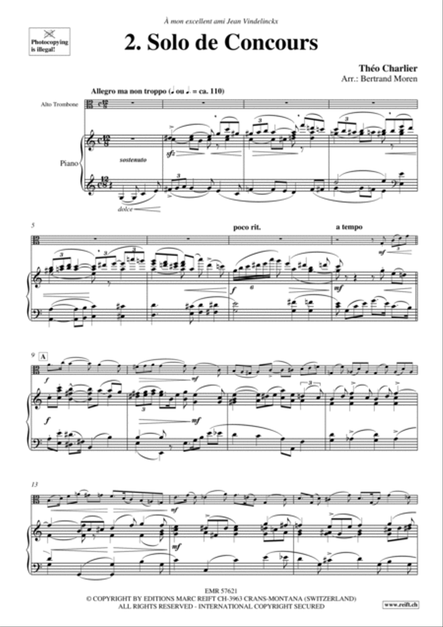 2. Solo de Concours 2. Solo de Concours Piano Accompaniment scores gallery preview page 4