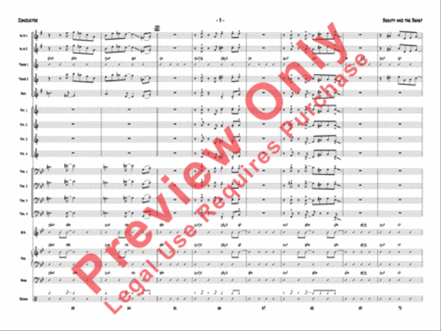 Beauty and the Beast Beauty and the Beast Jazz Ensemble scores gallery preview page 12