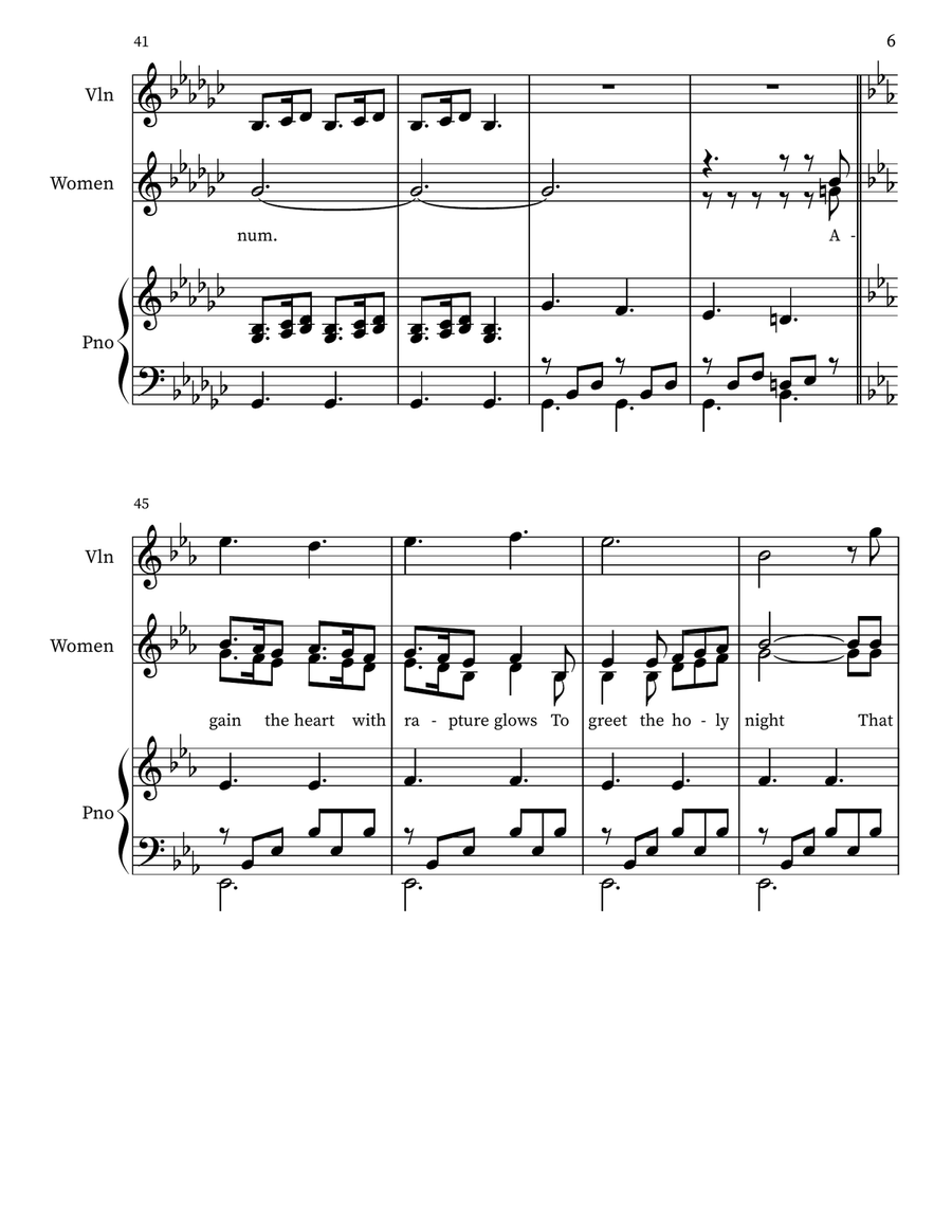 Gesu Bambino (The Infant Jesus) Small Ensemble scores gallery preview page 6