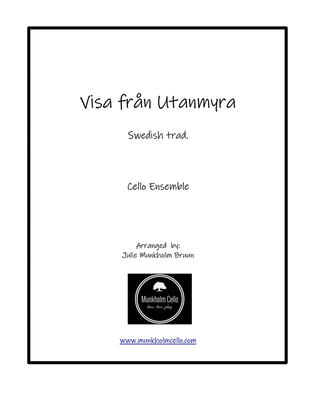 Book cover for Visa från Utanmyra, Cello ensemble