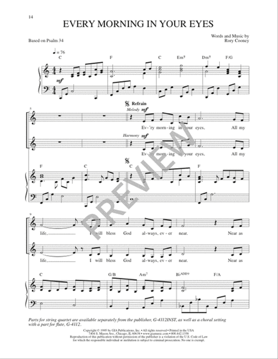 Blest Are Those Who Love You - Volume 3, Additional Solos with Optional Congregation Choir scores gallery preview page 16