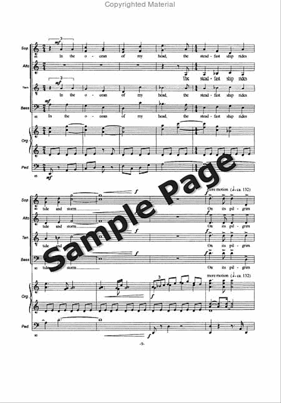 Pilgrim Jesus SSAATTBB scores gallery preview page 14