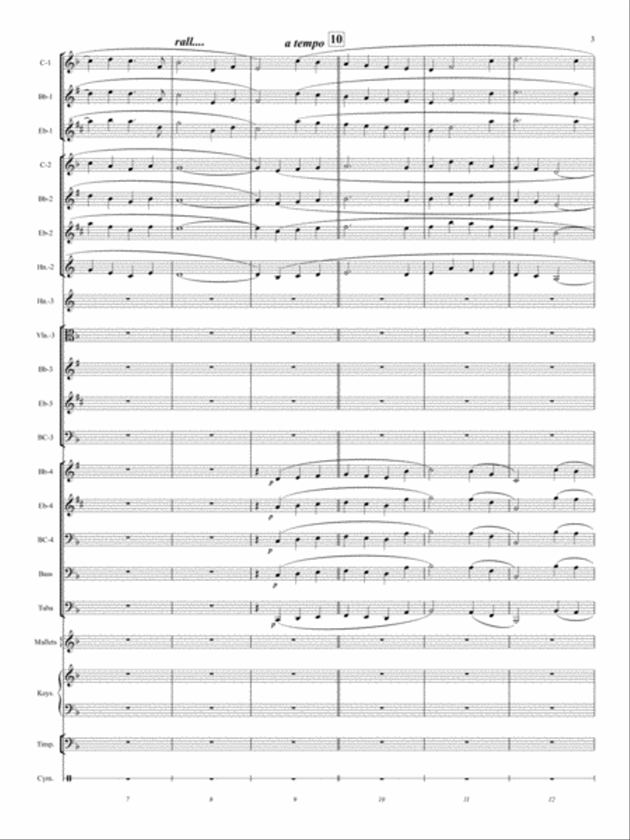 Danny Boy Danny Boy Concert Band scores gallery preview page 3