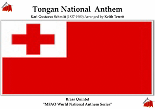 Book cover for Tongan National Anthem for Brass Quintet