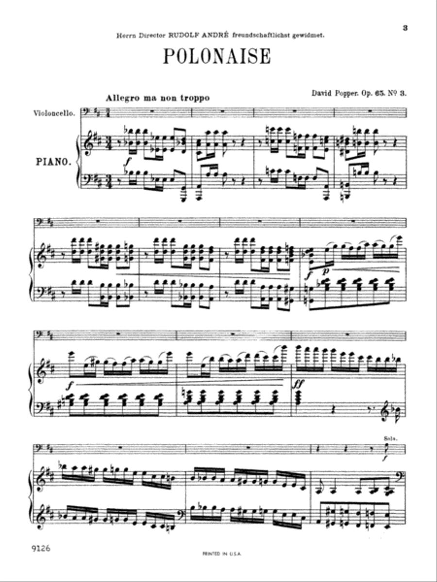 Polonaise, Op. 65/3 Polonaise, Op. 65/3 Small Ensemble scores gallery preview page 4