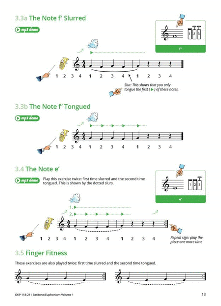 Learning Music Together Vol. 1 Baritone Horn scores gallery preview page 6
