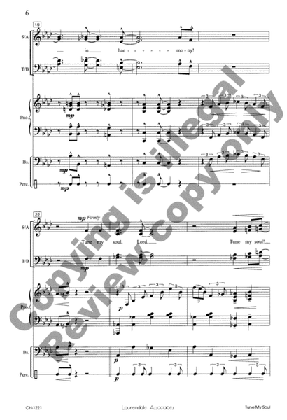 Tune My Soul (Choral Score)
