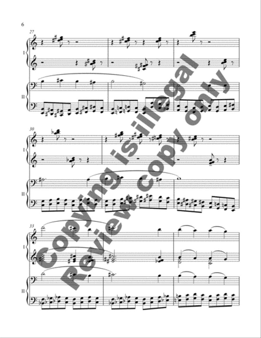 Variations on an Original Theme (Organ Duet) Organ scores gallery preview page 6