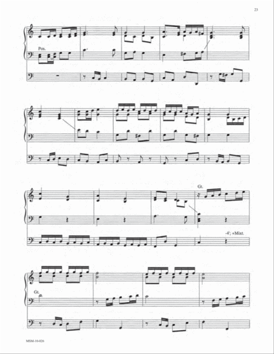 Advent Postludes for Organ Organ Solo scores gallery preview page 10
