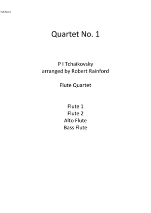 Book cover for Quartet No. 1