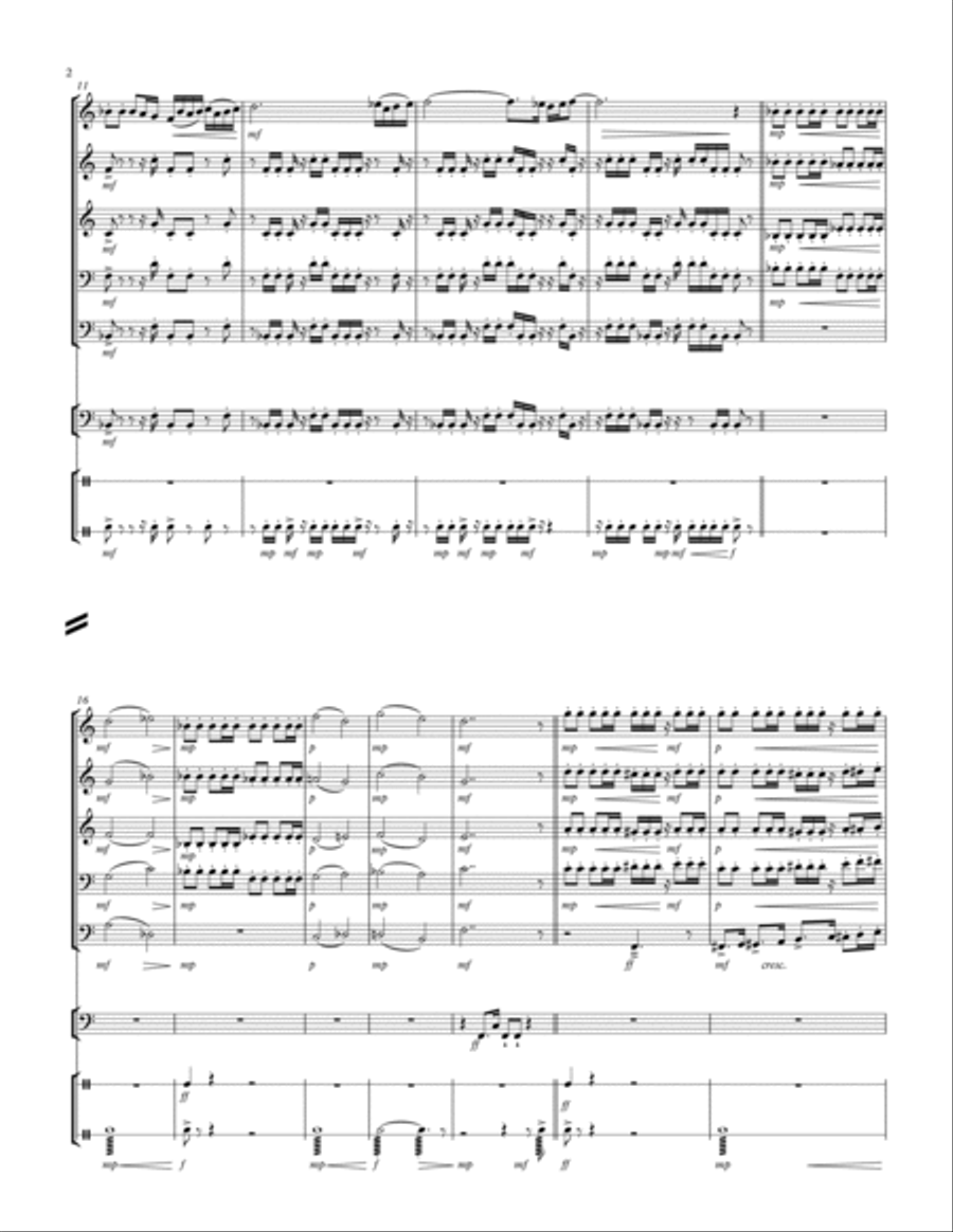 'Round About 'Round About Percussion Ensemble scores gallery preview page 2