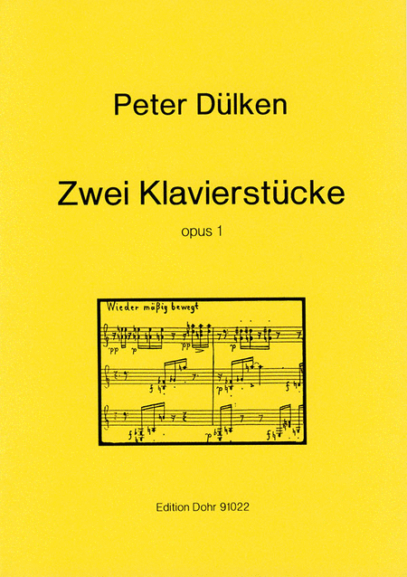 Zwei Klavierstücke op. 1 (1997)