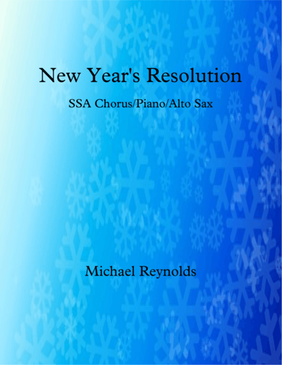 New Year's Resolution SSA scores gallery preview page 1