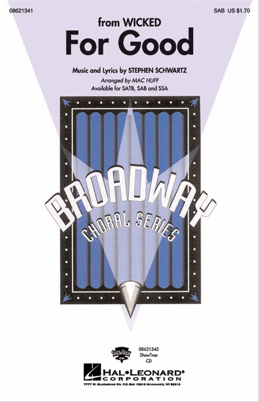 For Good (from Wicked) 3-Part scores gallery preview page 1