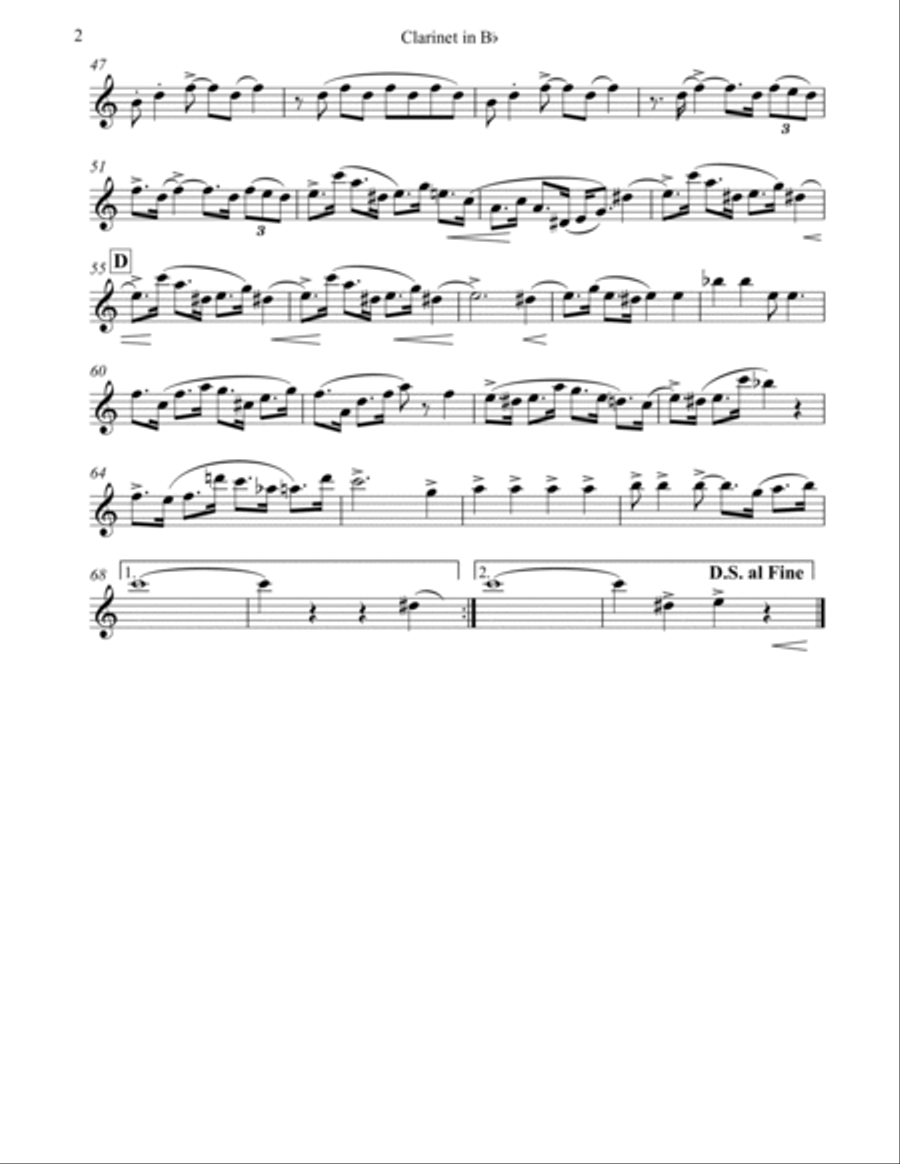 The Bla Bla Blues String Quartet scores gallery preview page 6