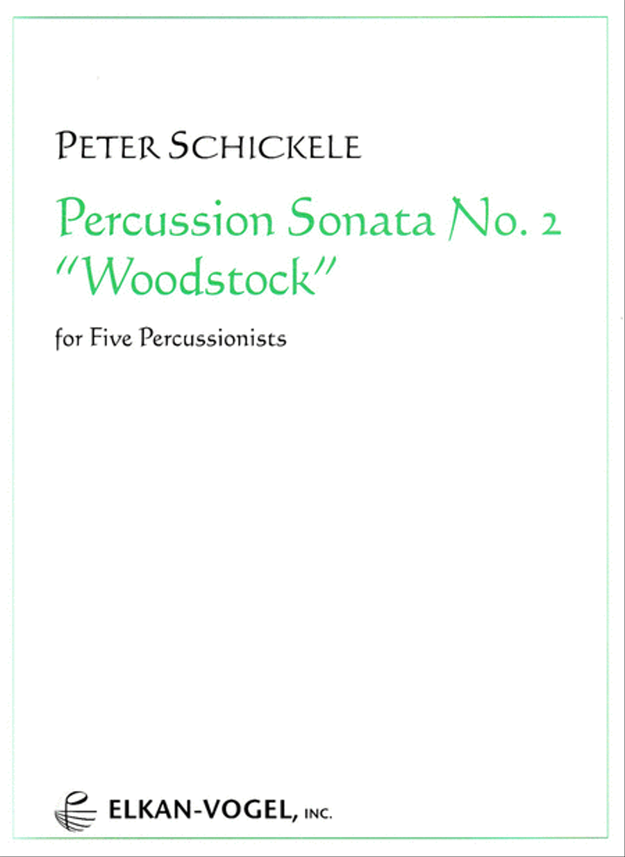 Percussion Sonata No. 2 Woodstock