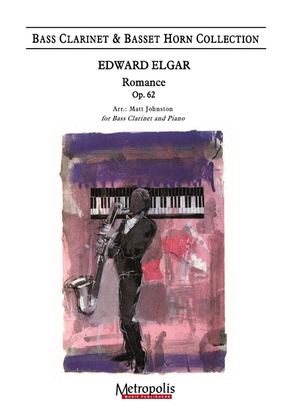 Book cover for Romance, Op. 62 for Bass Clarinet and Piano