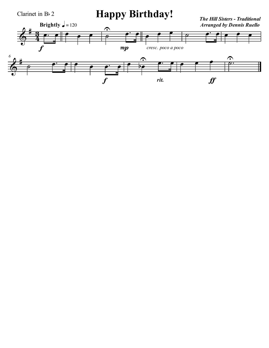 Happy Birthday! - Marching / Concert Band - Intermediate Concert Band scores gallery preview page 6
