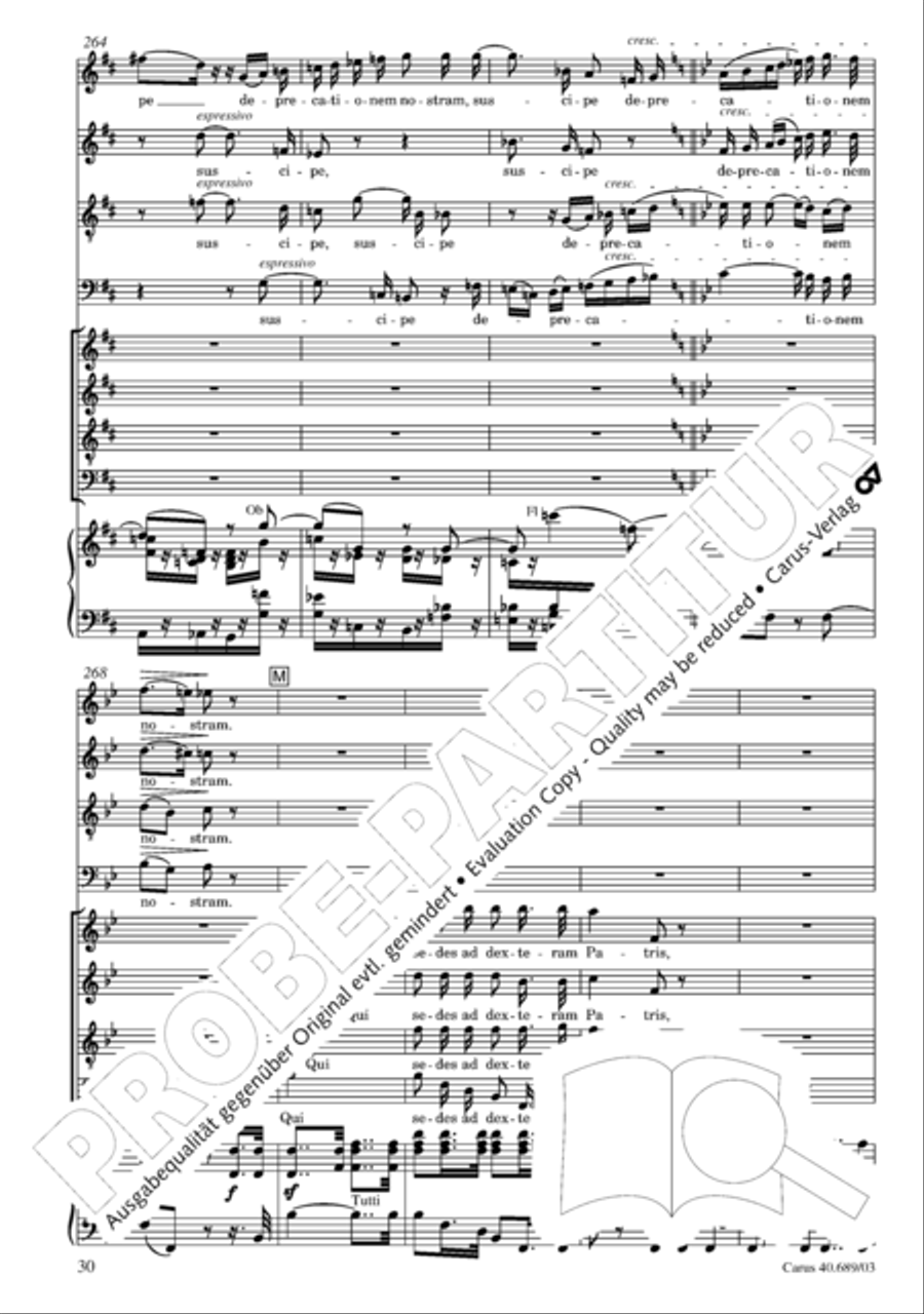 Missa solemnis Missa solemnis 4-Part scores gallery preview page 31