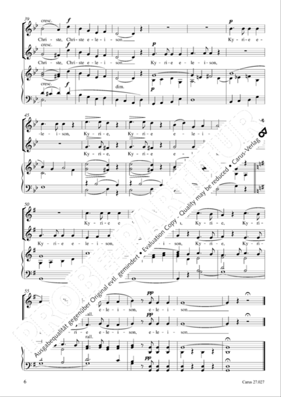 Messe breve Messe breve SA scores gallery preview page 7