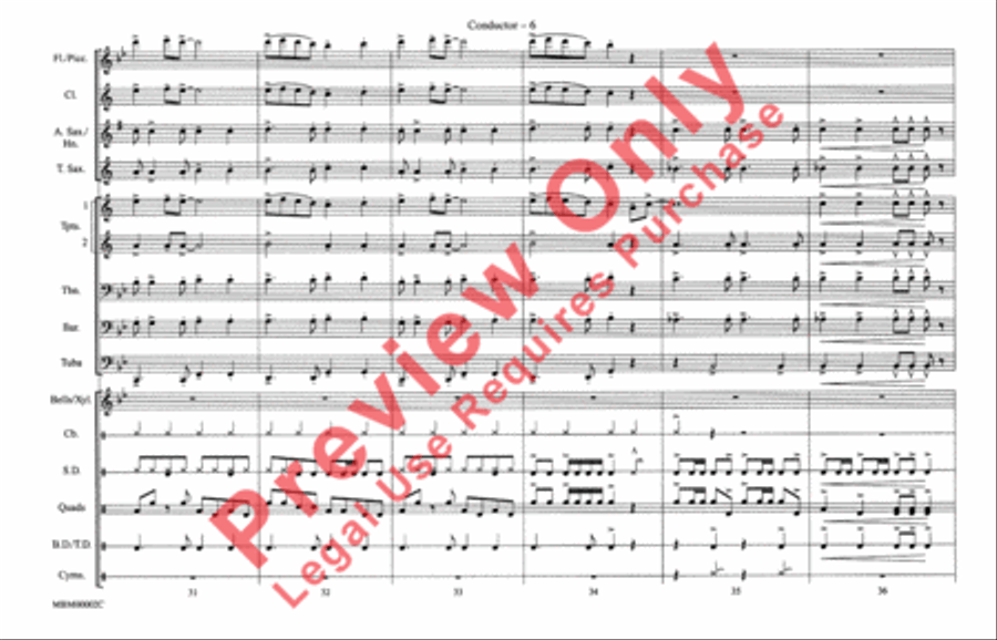 September September Marching Band scores gallery preview page 7