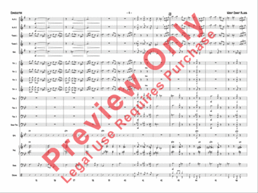 West Coast Blues West Coast Blues Jazz Ensemble scores gallery preview page 7