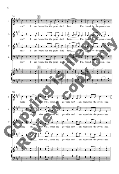 The Promised Land (Full/Choral Score) image number null