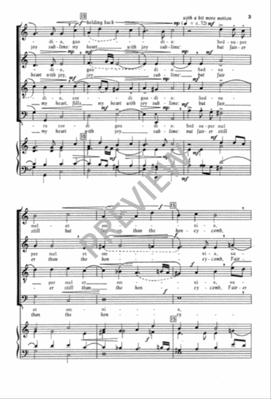 Jesu dulcis memoria Jesu dulcis memoria 4-Part scores gallery preview page 4