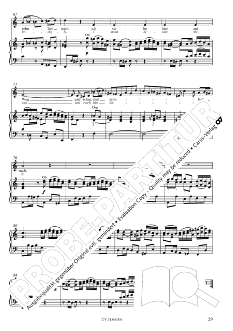 God goeth up with shouting (Gott fahret auf mit Jauchzen) 4-Part scores gallery preview page 30