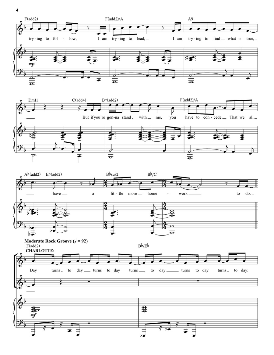 A Little More Homework (from 13: The Musical) Piano, Vocal scores gallery preview page 4